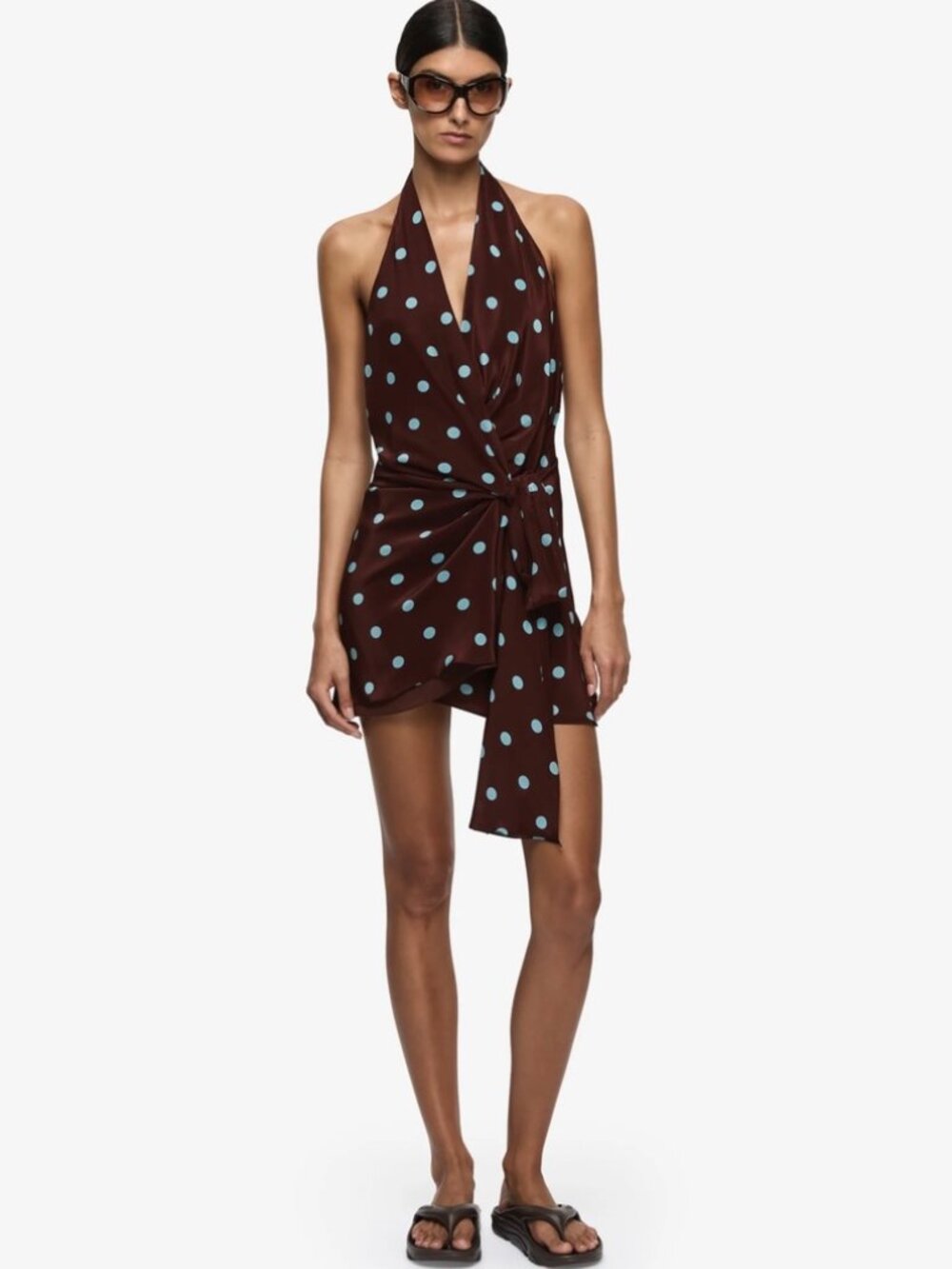 BEC + BRIDGE Mathilde Halter Mini Dress